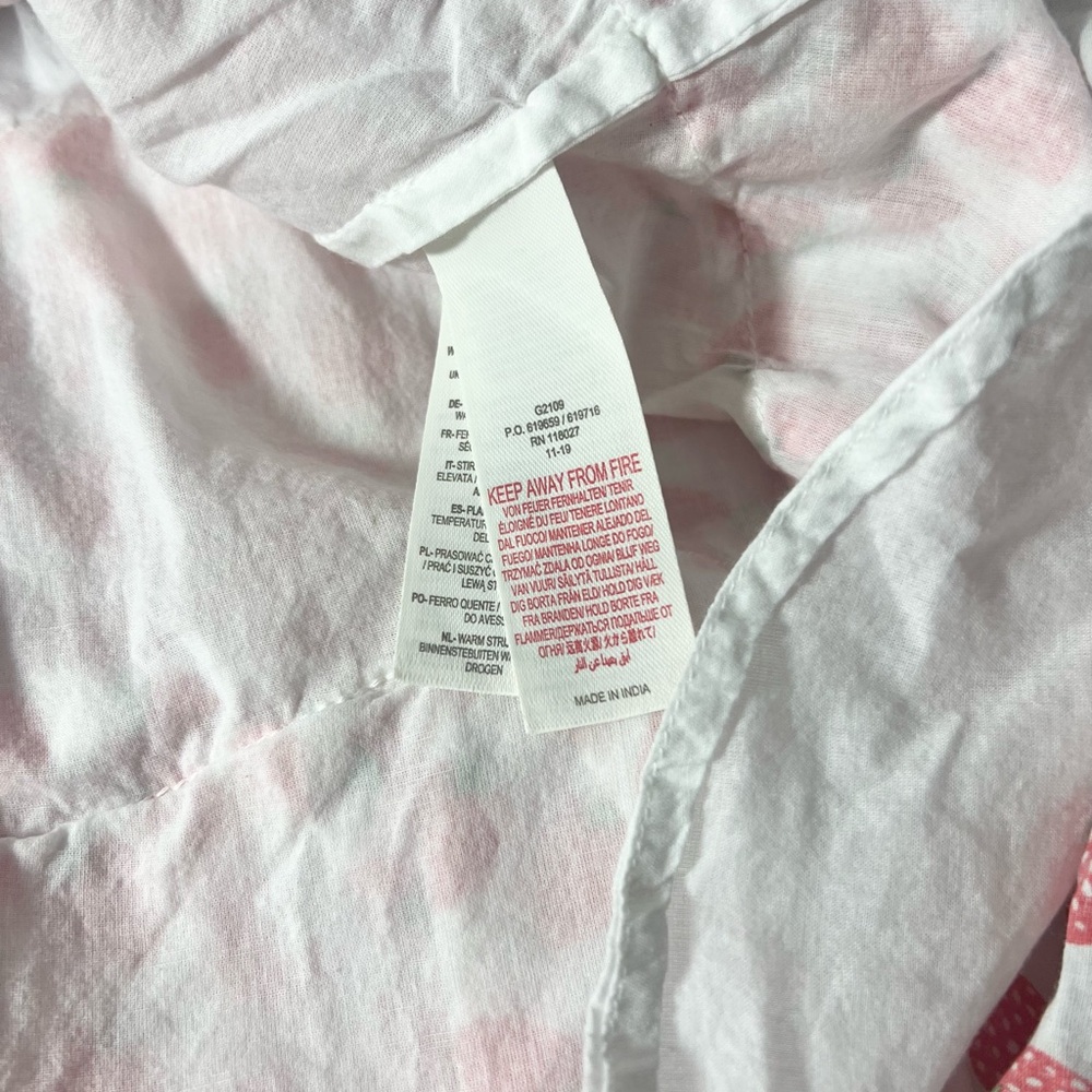 Mini Boden 8-9 year old Strawberry Tiered Dress Scalloped Embroidered Ruffle - Picture 8 of 9